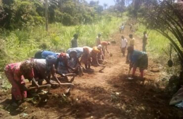 Anglophone Crisis: Villagers Bulldoze Motorable Farm to Market Roads Barehanded
