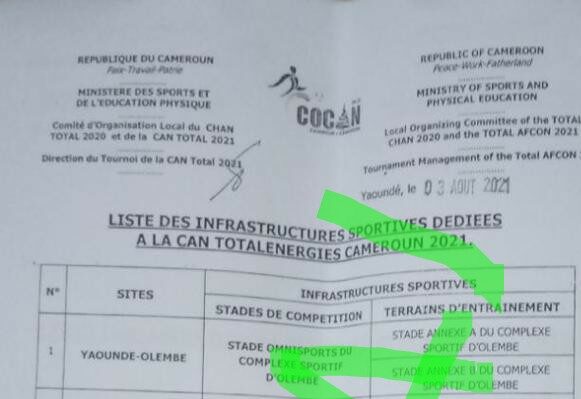 Fact-checking : Vrai, le stade la réunification de Douala n’est pas retenu pour la Can
