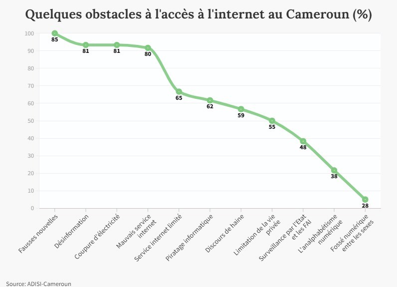 Accès à internet : Au Cameroun, 60 % des utilisateurs n’ont aucune culture numérique