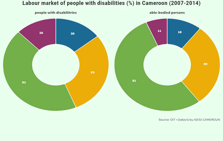 Employment: About 80% of disabled people are unemployed in Cameroon