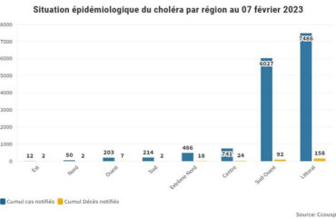 Choléra : 311 morts en 2 ans au Cameroun