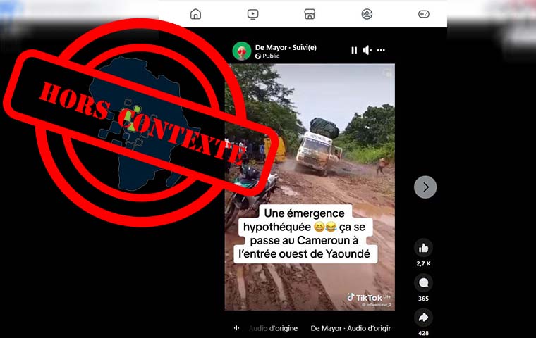 Transport : non, cette vidéo ne montre pas l’entrée Ouest de Yaoundé