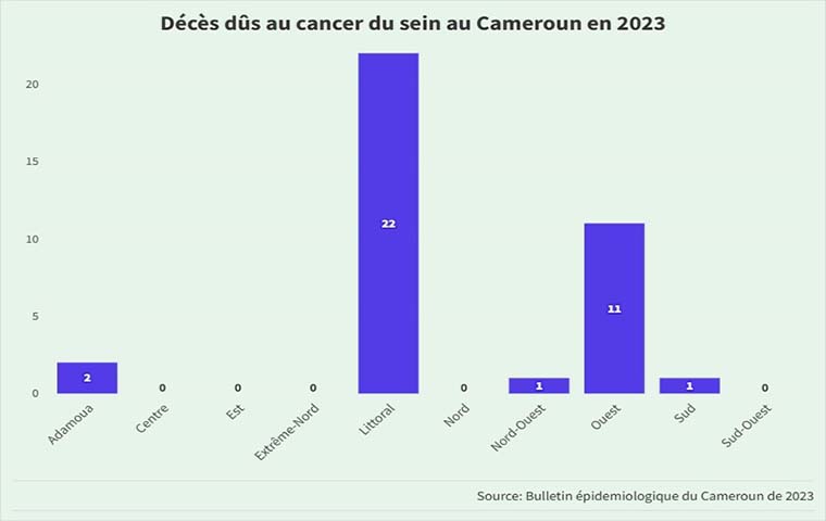 Cancer du sein : Le nombre de victime augmente en 2023 au Cameroun