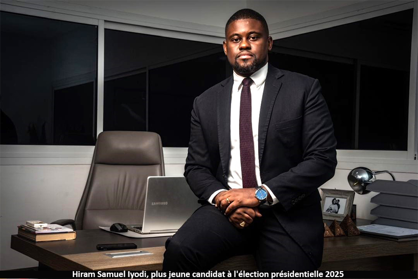 Présidentielle : Hiram Samuel Iyodi, le jeune candidat aux dents longues