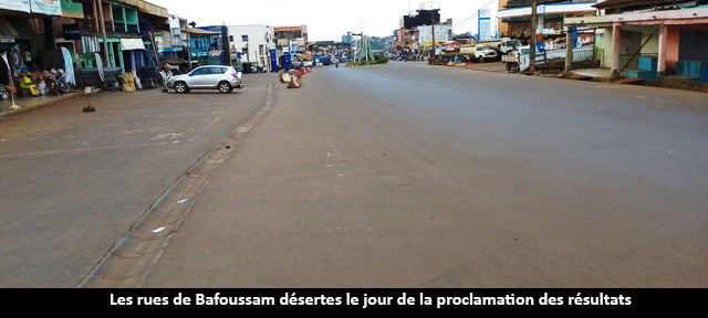 Présidentielle 2025 : Des tensions enregistrées après la proclamation des résultats à Bafoussam