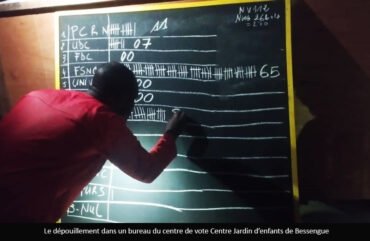 Présidentielle 2025 : dépouillement à huis clos au Centre Jardin enfants de Bessengue