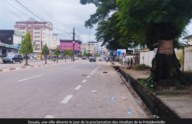 Présidentielle 2025 : Douala, ville déserte et militarisée le jour de proclamation des résultats