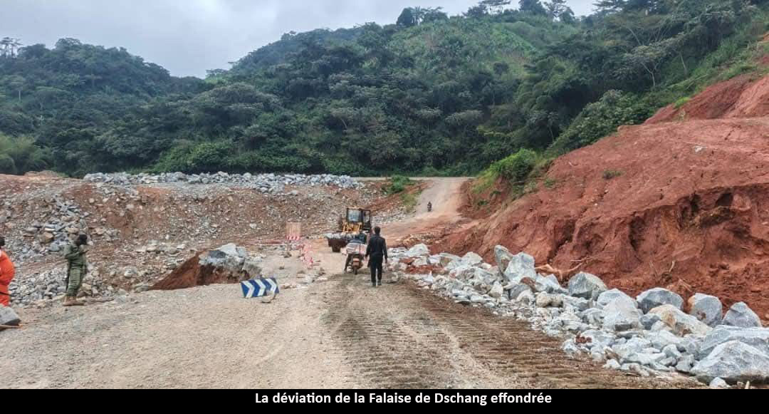 Eboulement à Dschang : la falaise cède à nouveau sous les pluies diluviennes