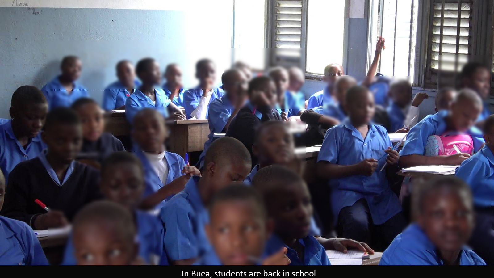 Anglophone crisis: students return to school in Buea